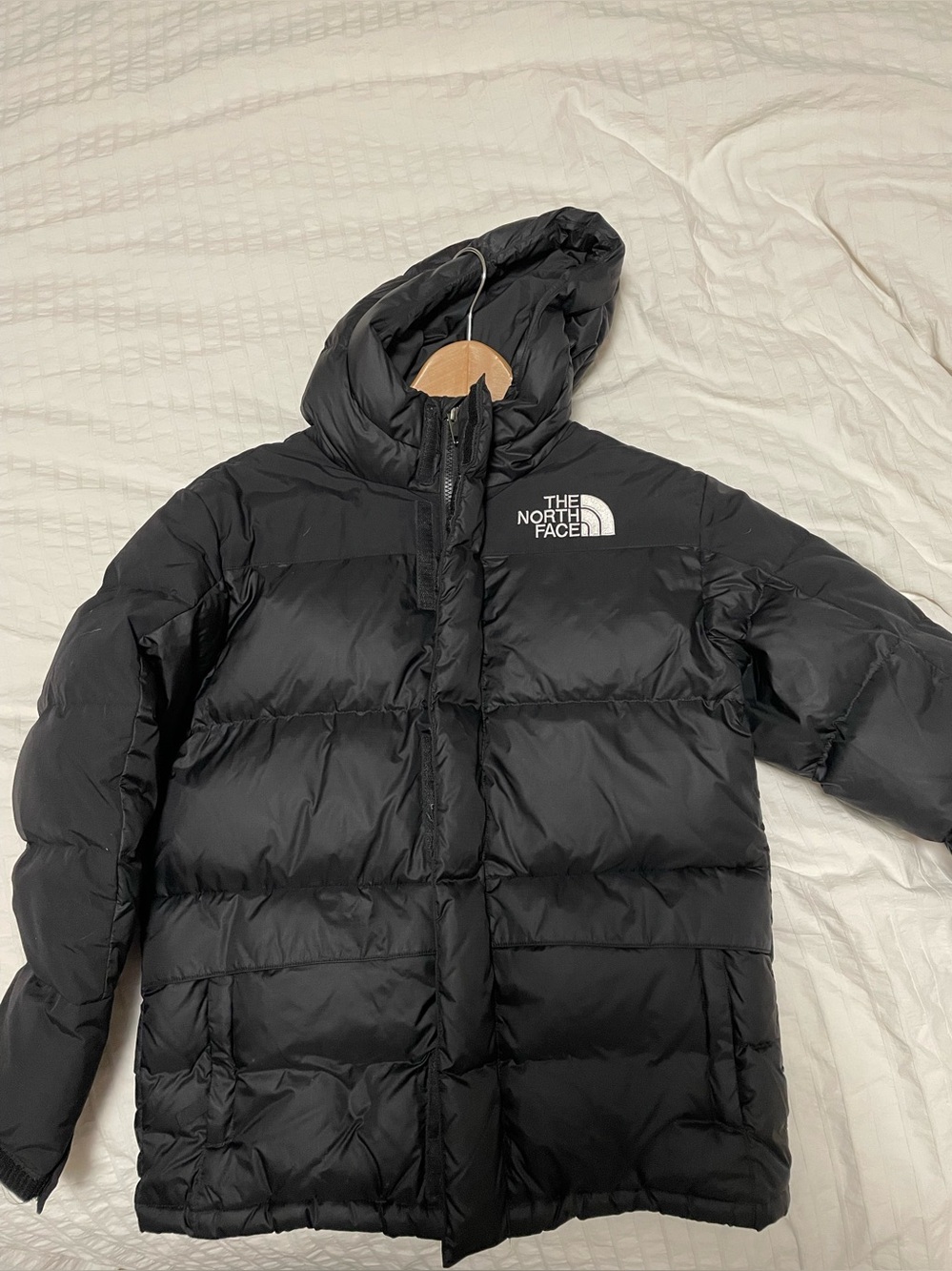 The North Face Teen’s Black Puffer Jacket with Hood